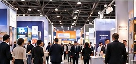 欧洲展会现场的人流与展台
